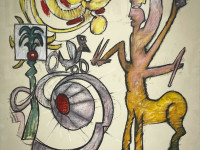 Roberto Matta, Energeros, litografía, 7 de 40, 85 x 68 cm.